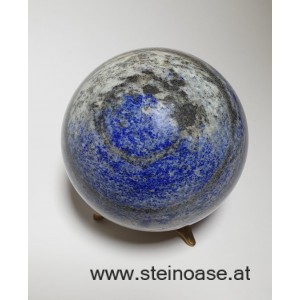 Lapis Lazuli Kugel mit 'Herz'  80mm